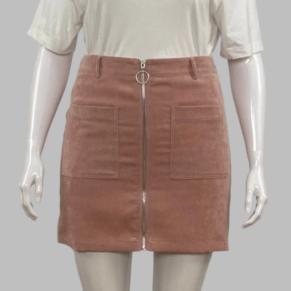 SisterS Point pink corduroy skirt